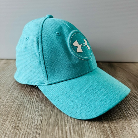 Under Armor Golf FlexFit Jordan Spieth Hat Light Green/White - L/XL - Picture 2 of 9